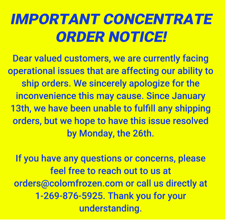 Ordering notice 1 14 26