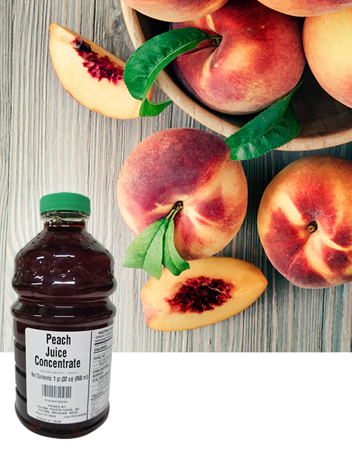 Peach Juice Concentrate for brewers and wine makers.