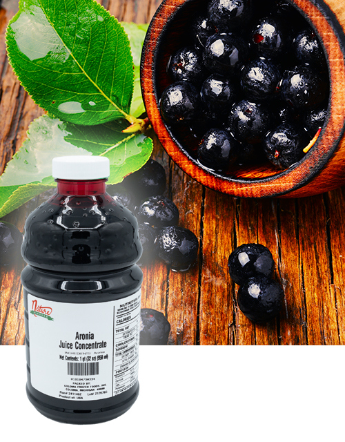 CFF Bottle Fruit Background Aronia Berry