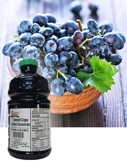 Concord grape concentrate fruit bkgd coloma frozen