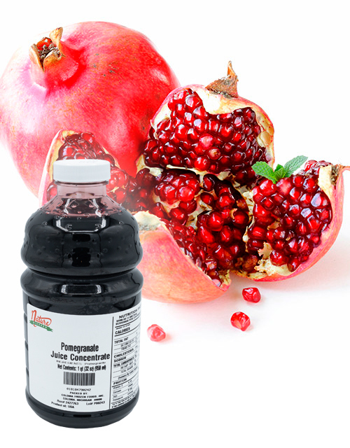 CFF Bottle Fruit Background Pomegranate