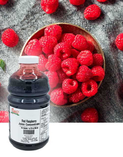 CFF Bottle Fruit Background Red Raspberry