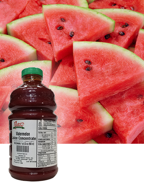 Watermelon concentrate fruit bkgd coloma frozen